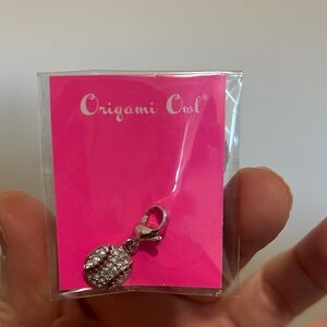 Origami Owl Silver Baseball Dangle Charm